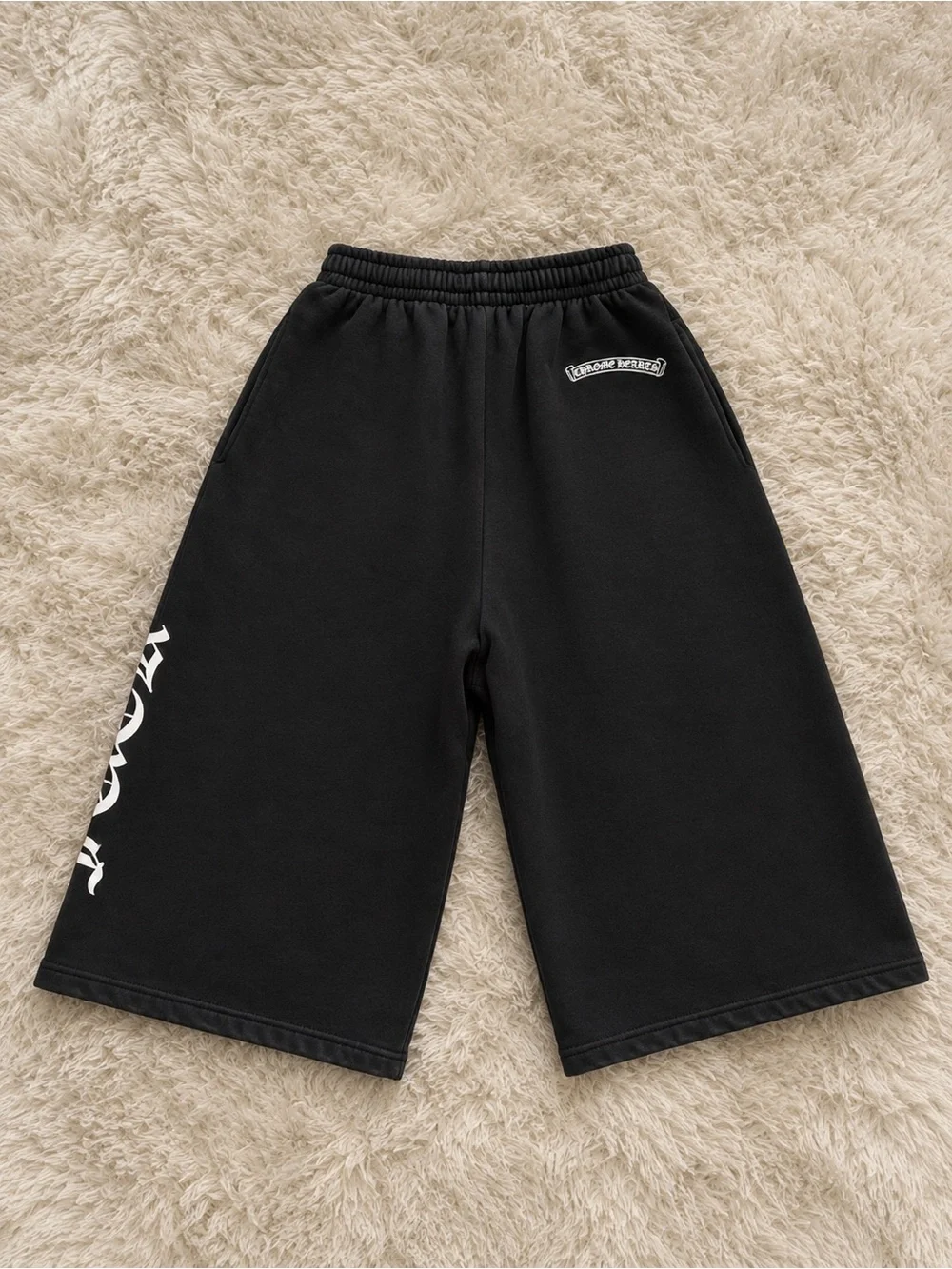 Chrome hearts men's capri shorts soap and water black M